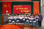 lễ trao quà học sinh nghèo nhân dịp tết Bính thân